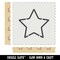Star Shape Excellent Outline Wall Cookie DIY Craft Reusable Stencil